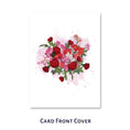 Load image into Gallery viewer, Floral Crown Pop Up Card for Valentine's Day Cards or Mother's Day Cards.  Image shows card cover which has an image of flowers on the cover and no text
