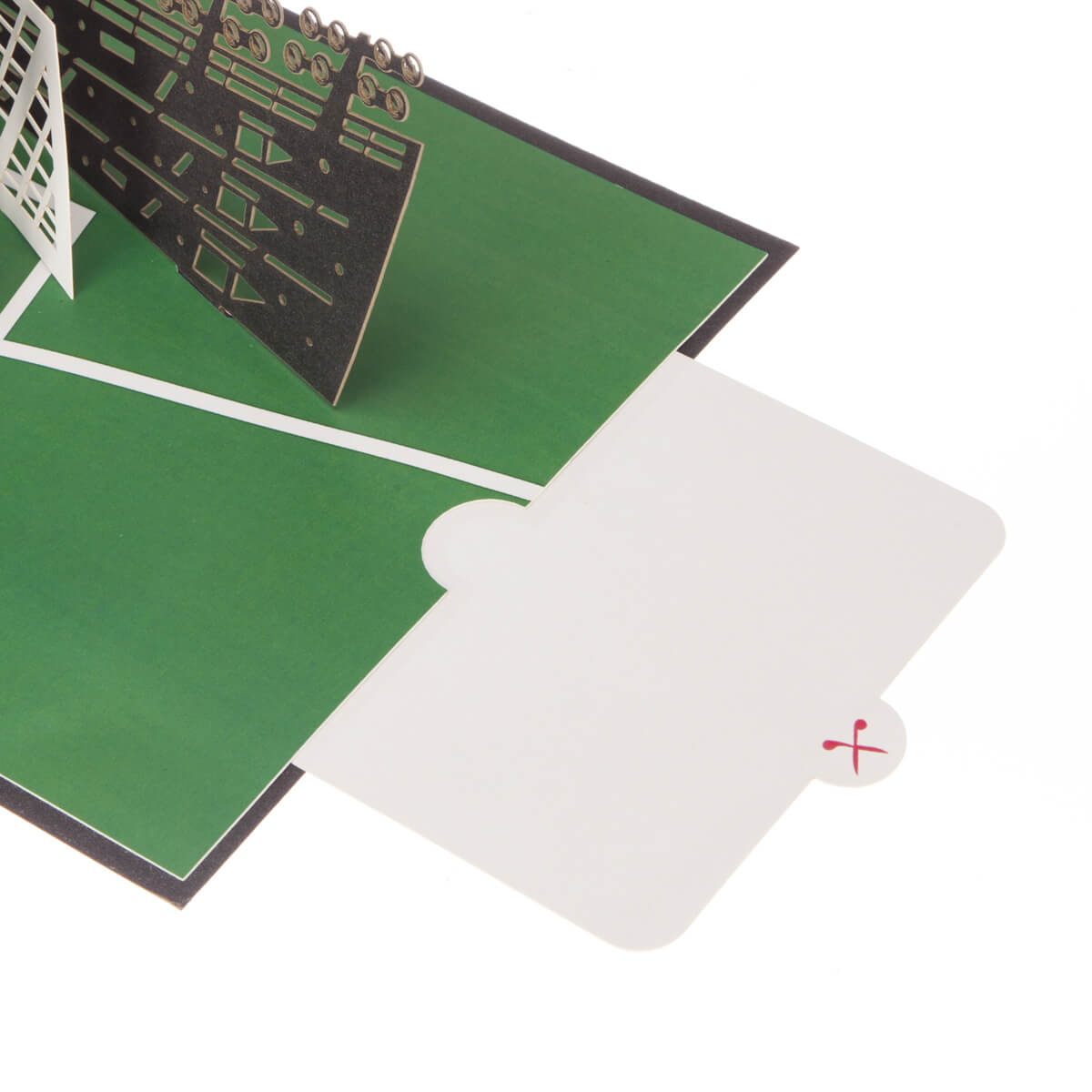 image of football pop up card slide out note card