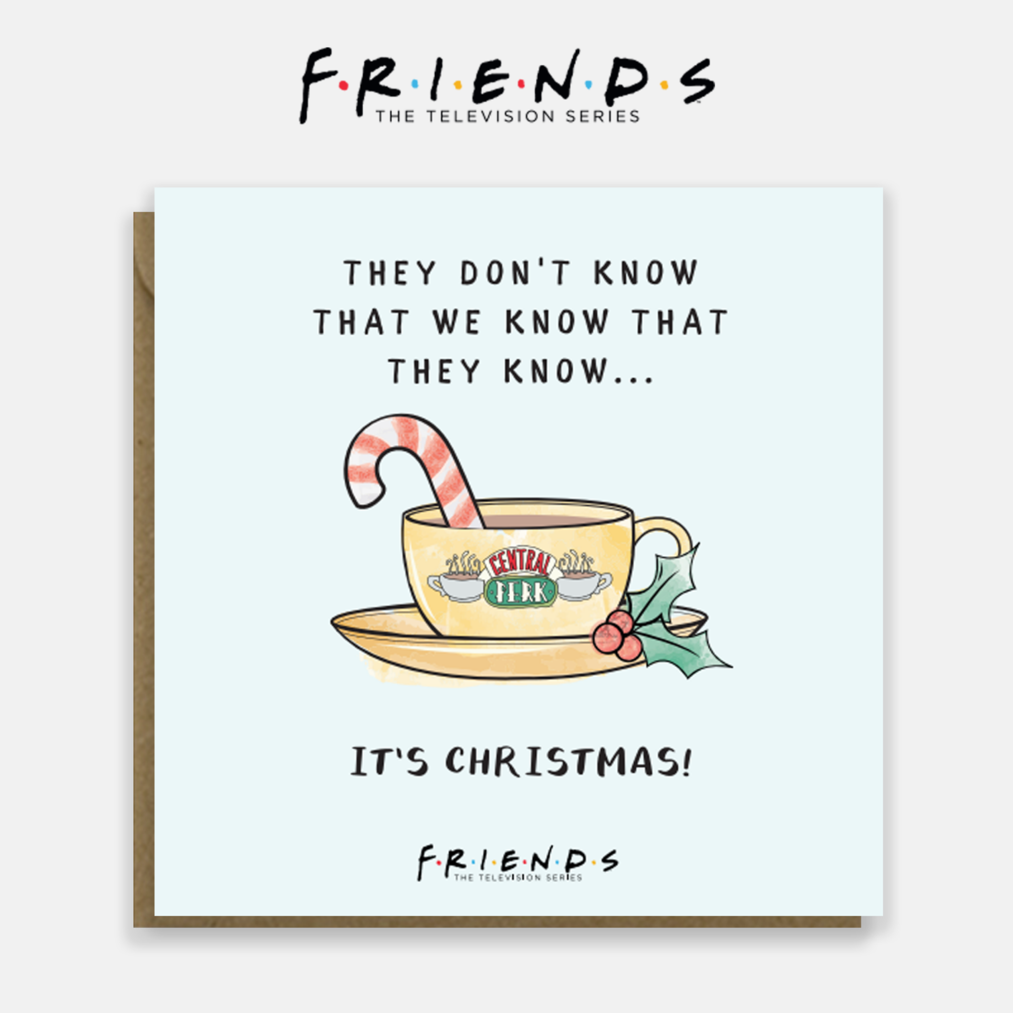 Friends Christmas Cards - Pack of 4