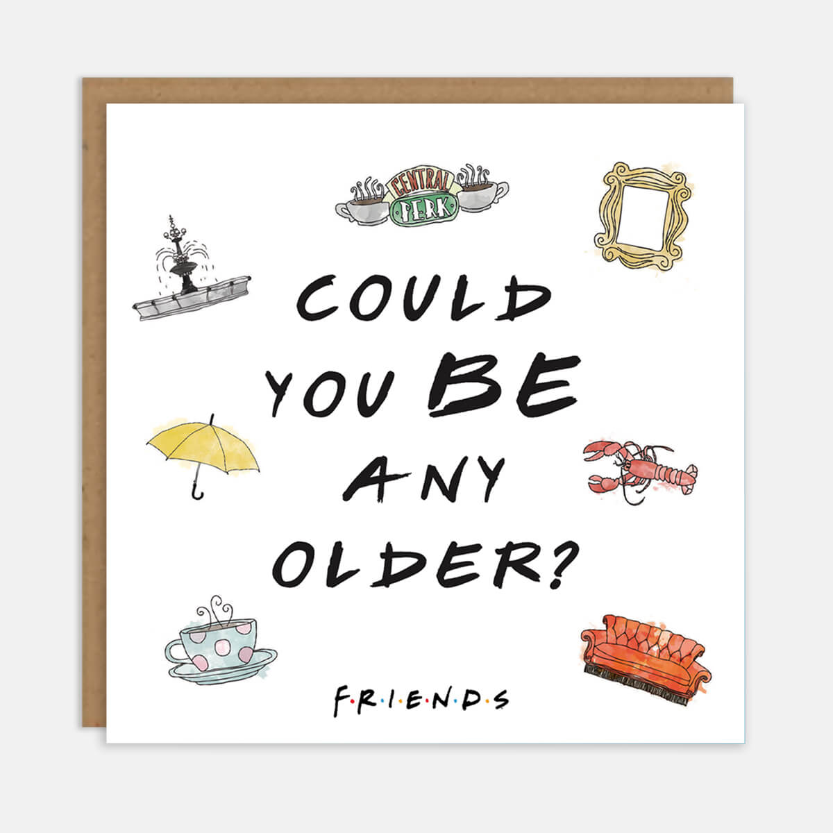 Friends TV Show Birthday Card - Chandler Bing Funny Card
