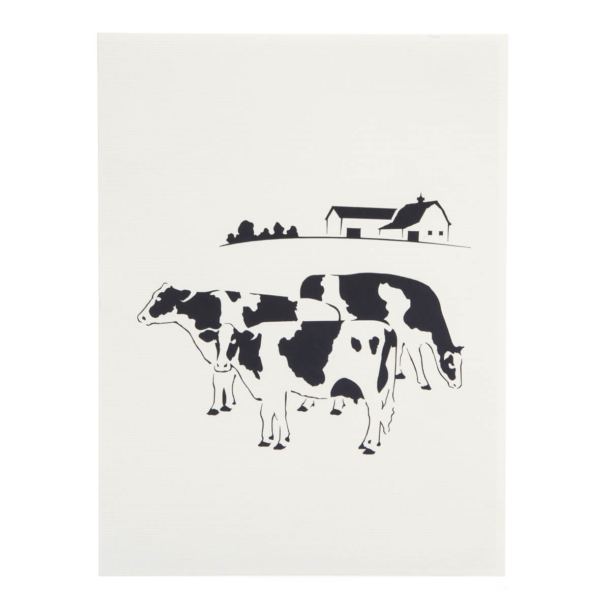 Friesian Cows Pop Up Card, Birthday Card Cows, Holstein Cows Card ...