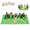 Load image into Gallery viewer, Harry Potter Birthday Card - Golden Snitch Pop Up Card Close Up Image
