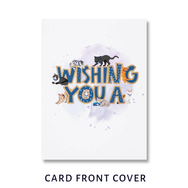 Battersea Happy Birthday Cats Card - Image 2