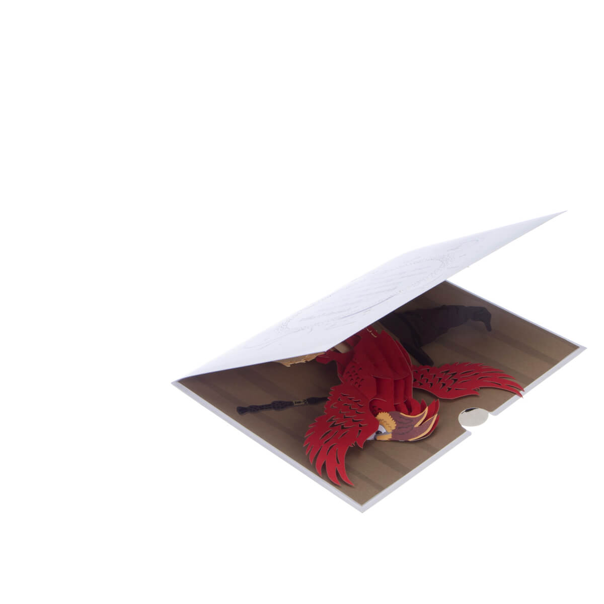 Harry Potter Fawkes Pop Up Card