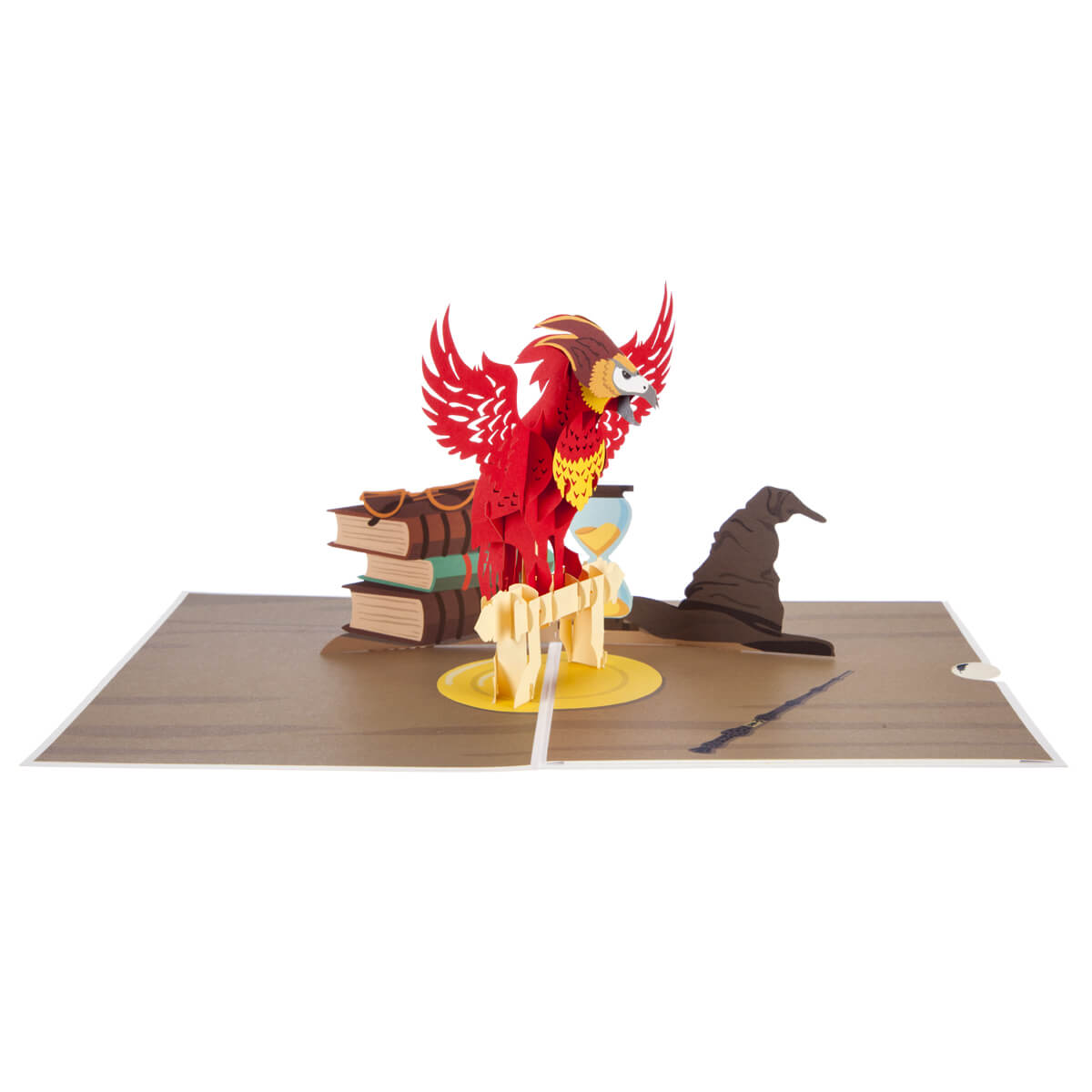 Harry Potter Fawkes Pop Up Card