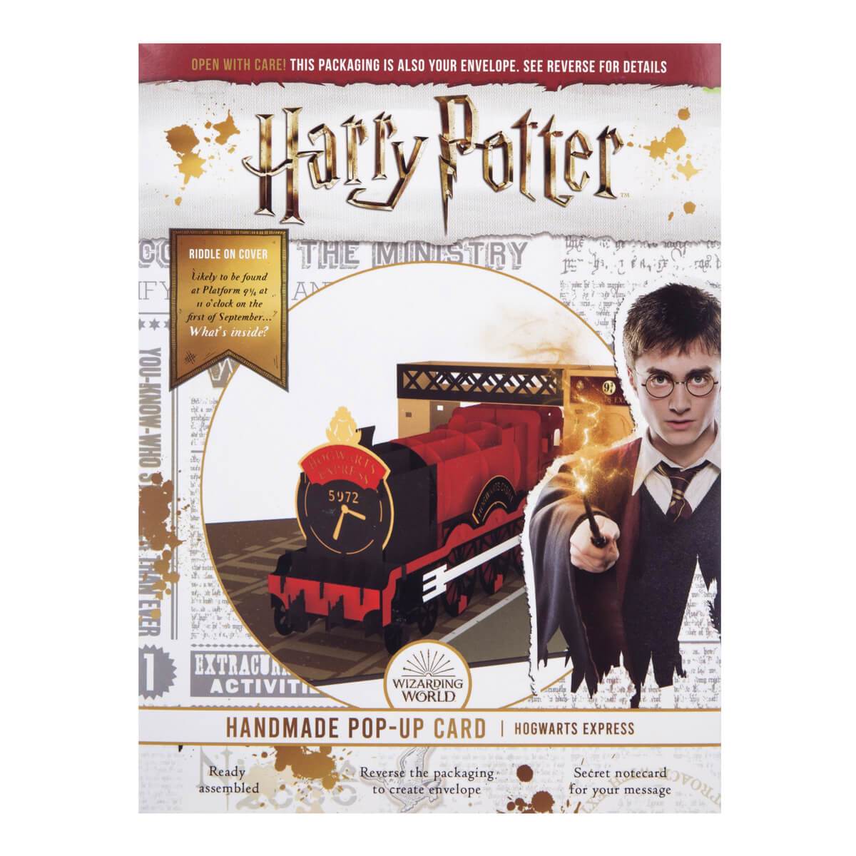 Harry Potter Hogwarts Express Pop Up Card packaging