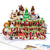 Harry Potter Christmas Pop Up Card - Card reads 'Harry Christmas' with characters all surrounding Hogwarts Castle