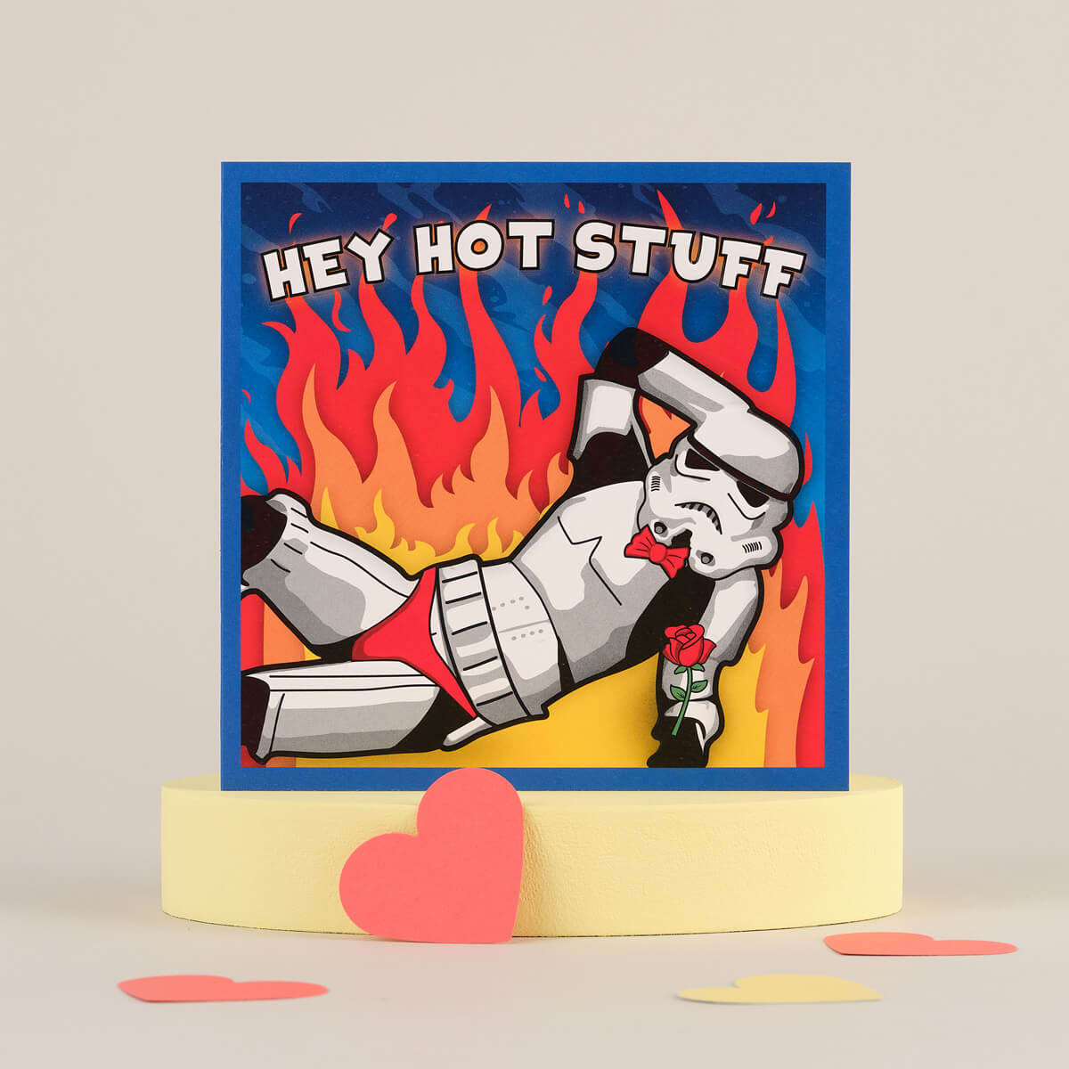 Original Stormtrooper Valentines Day Card For Boyfriend or Husband