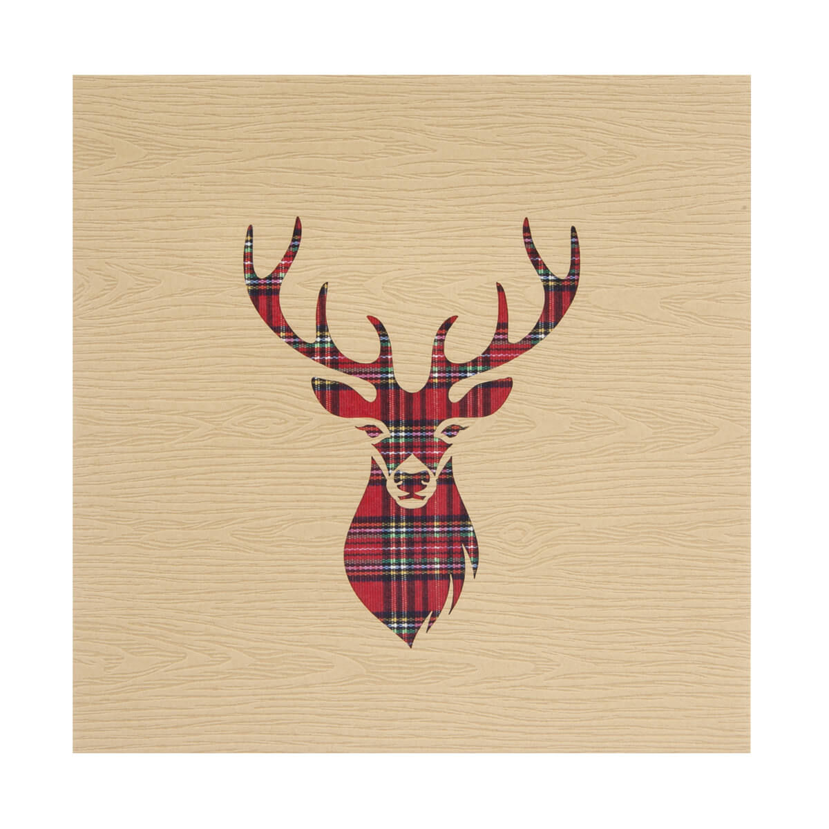 close up image of Highland Stag pop up card
