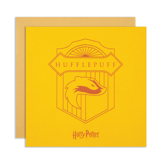 Harry Potter Hufflepuff Card