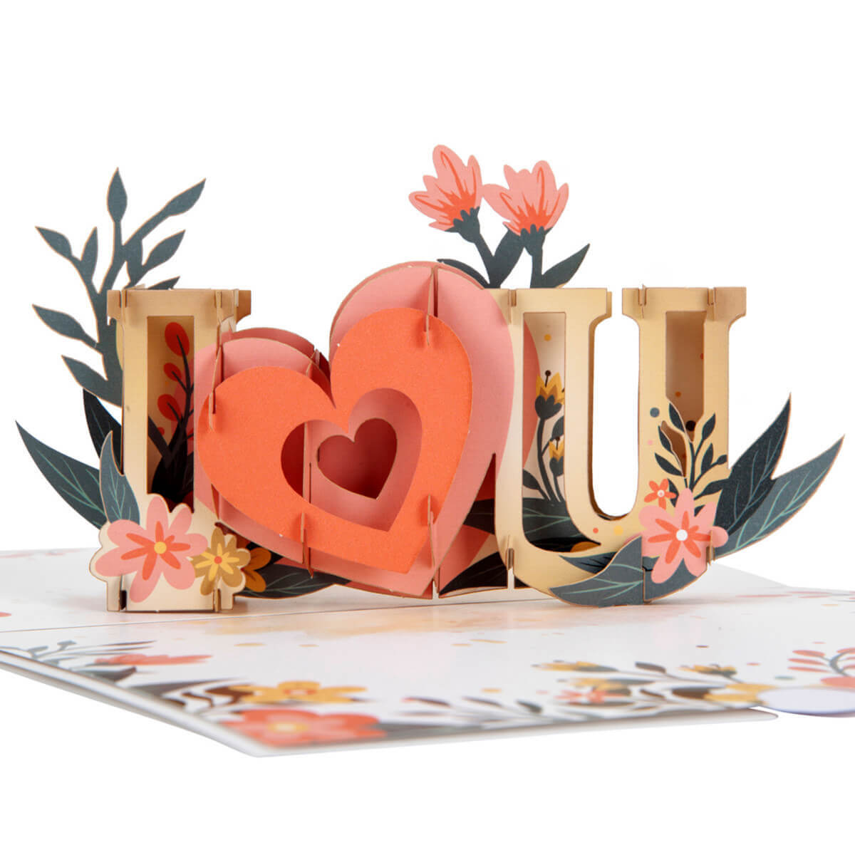 I Love You Pop Up Card