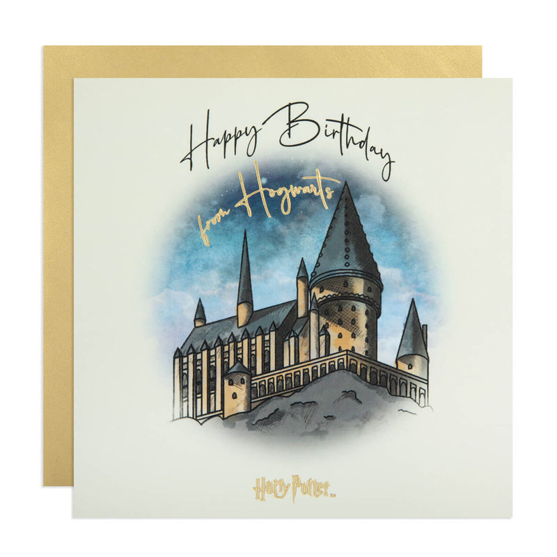 Harry Potter Hogwarts Birthday Card - Officially Licensed - Cardology