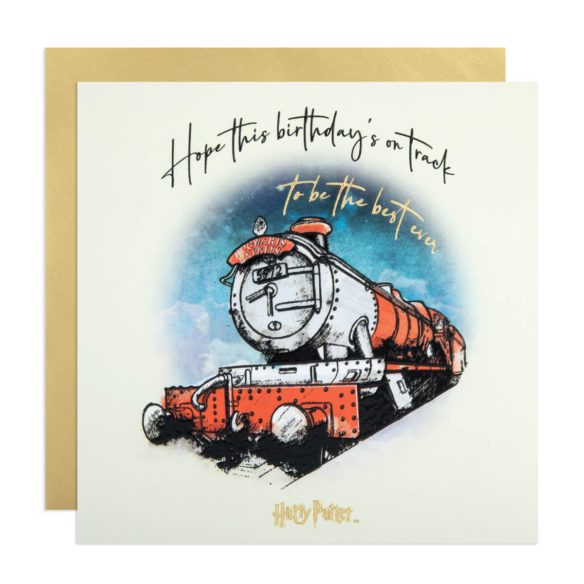 Hogwarts Express Happy Birthday Card