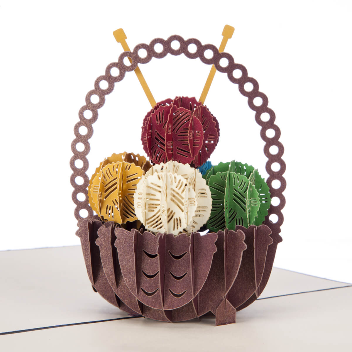 Knitting Pop Up Card