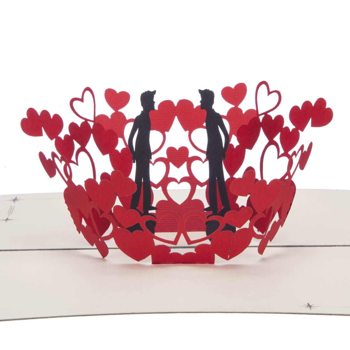 Kissing Pop Up Card