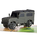 Off Road 4x4 Pop Up Card