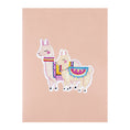 Load image into Gallery viewer, Llama Birthday Card - Llama Pop Up Card featuring 2 3D Llamas - Cover Image
