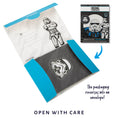 Load image into Gallery viewer, Stormtrooper Birthday Card Reversible Packaging reverses to become  gifting envelope
