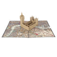 Load image into Gallery viewer, Palace Of Westminster Pop Up Card Fully Open View From Above
