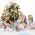 Peter Rabbit Christmas Pop Up Card - Close Up Image On White Background