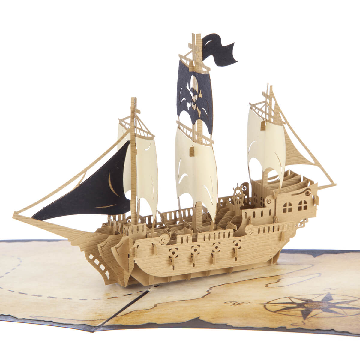 Pirate Ship Pop Up Card