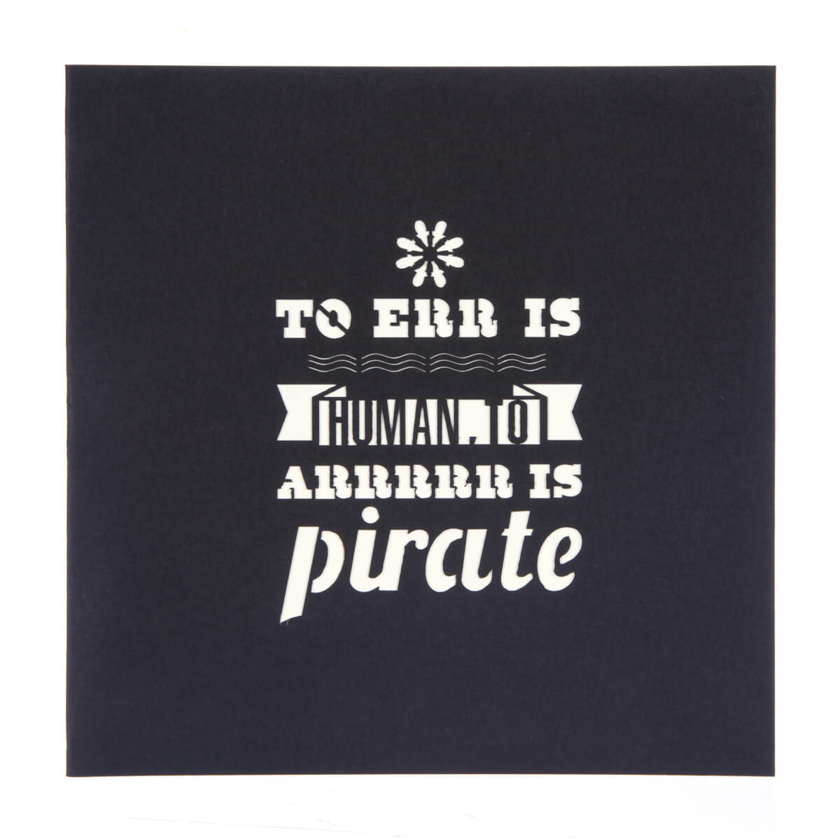 Pirate Ship Pop Up Card