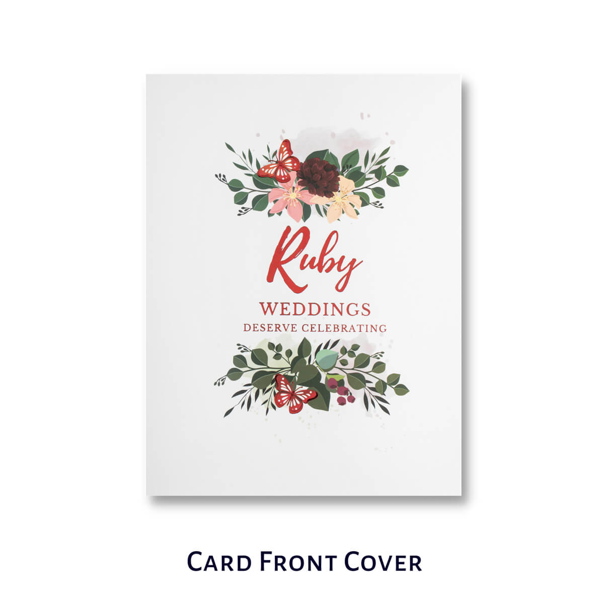 Ruby Wedding Anniversary Pop Up Card | 40th Anniversary Gift Cardology
