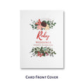 Load image into Gallery viewer, Ruby Wedding Anniversary Pop Up Card for 40th Wedding Anniversary Gift - image of card front cover on white background
