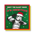 Load image into Gallery viewer, Original Stormtrooper Christmas Card - Shut The Blast Door It's Christmas Card
