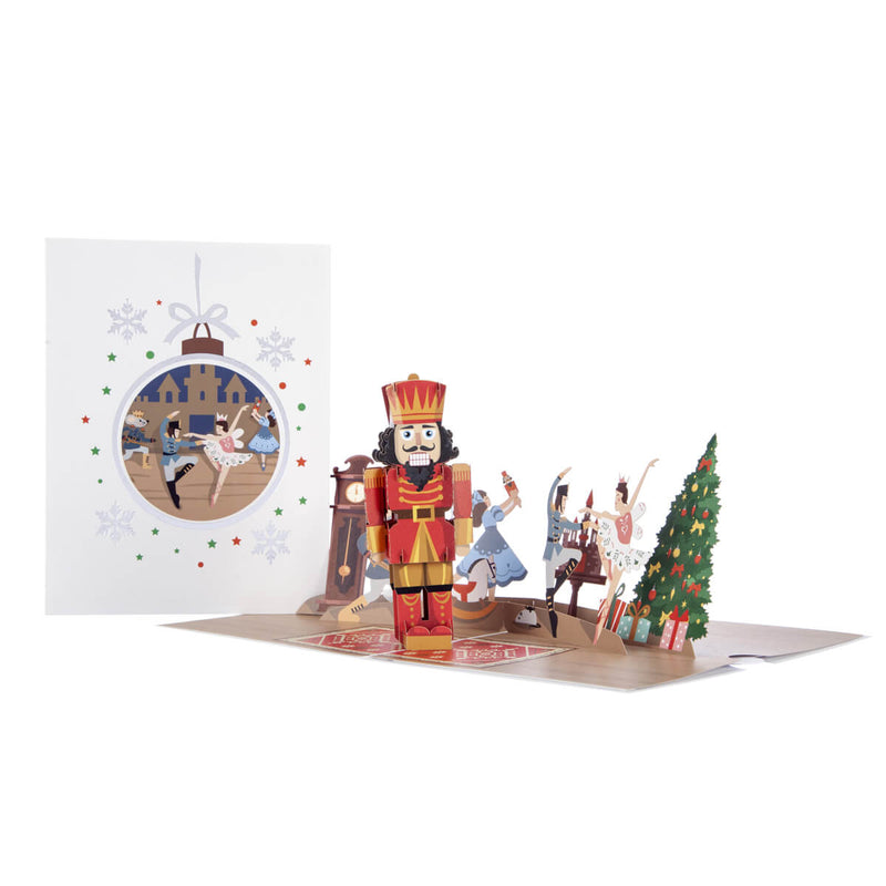 The Nutcracker Ballet Pop Up Card, Luxury Christmas Card, Charity Card