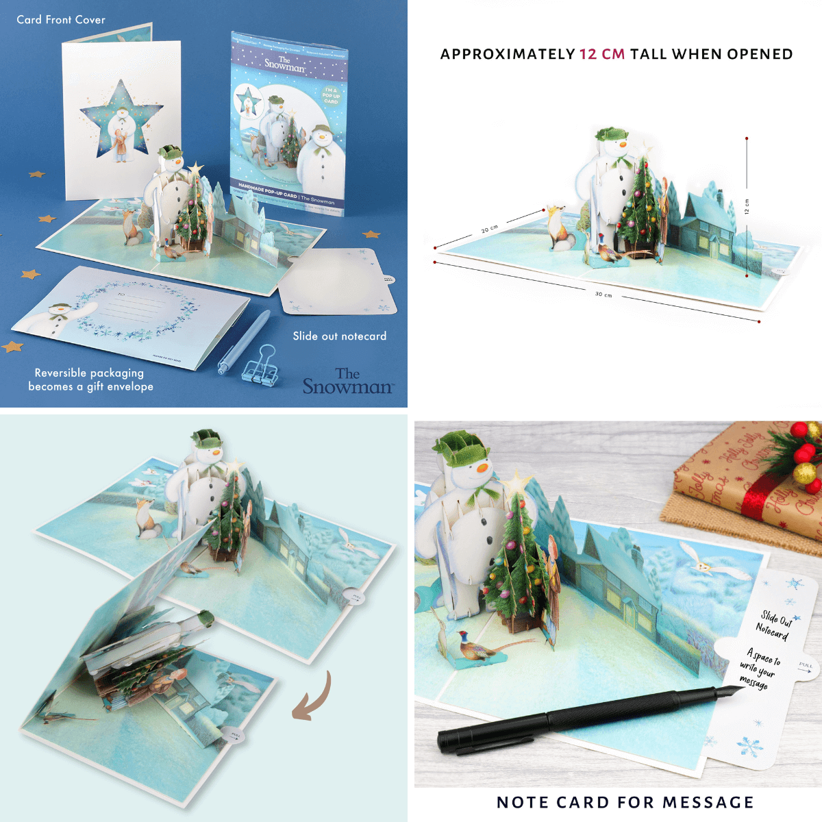 Christmas Card Pack Of 10 by Cardology which includes 10 intricate pop up cards from their best selling range.  This bundle offers incredible value with 20% off original prices
