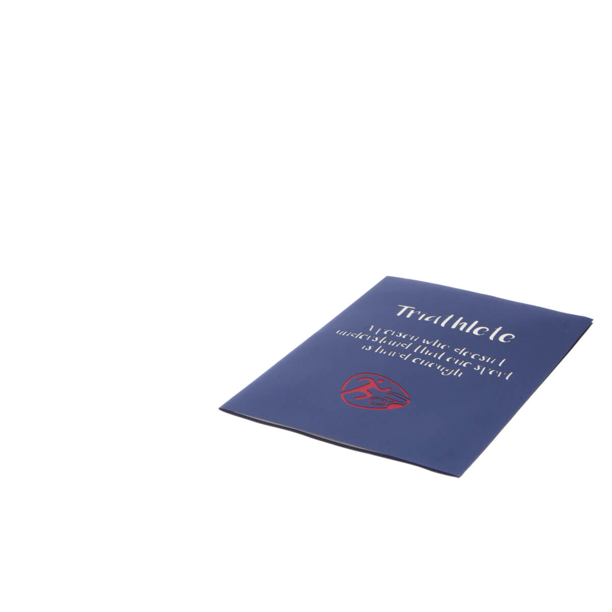 Triathlete Pop Up Card