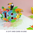 Load image into Gallery viewer, 18th Birthday Tropical Pop Up Card
