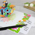 Load image into Gallery viewer, 18th Birthday Tropical Pop Up Card
