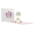 Load image into Gallery viewer, Wedding Birdcage Pop Up Card Open with Card Cover
