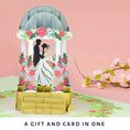 Load image into Gallery viewer, lifestyle image of Wedding Pagoda Pop Up Card
