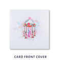 Load image into Gallery viewer, Wedding Pagoda Pop Up Card Cover Image by Cardology
