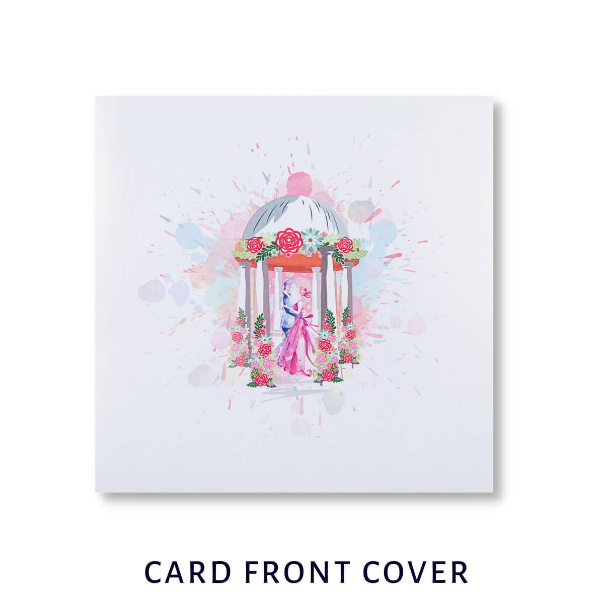 Wedding Pagoda Pop Up Card Cover Image by Cardology