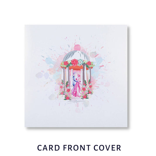 Wedding Pagoda Pop Up Card Cover Image by Cardology