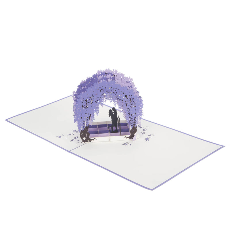 Wisteria Pop Up Card, Wedding and Engagement Cards | cardology.co.uk ...