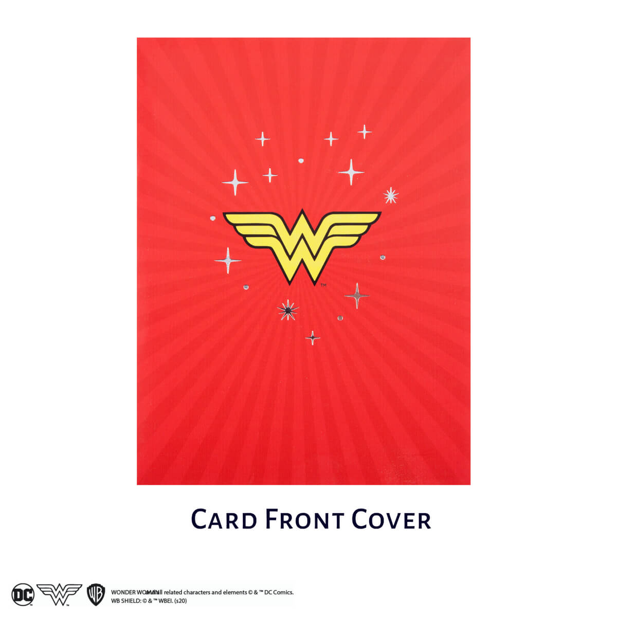 DC Comics Wonder Woman Pop Up Card - Close Up Image
